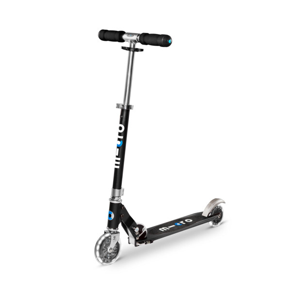 Самокат MICRO серии Sprite LED – Чорний Самокат MICRO серии Sprite LED – Чорний