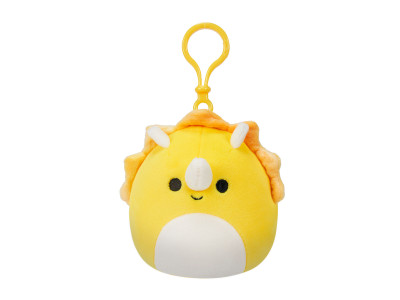 М'яка іграшка на кліпсі Squishmallows – Трицератопс (9 cm)