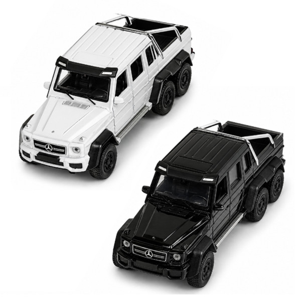 Автомодель – Mercedes‑Benz G 63 AMG 6x6 (білий, чорний) Автомодель – Mercedes‑Benz G 63 AMG 6x6 (білий, чорний)