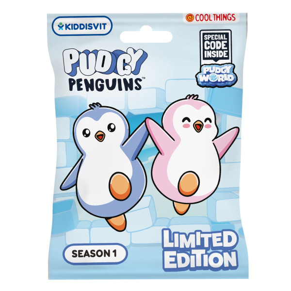 Фігурка-сюрприз Cool Things серії Pudgy Penguins - Пригоди пінгвіна Пакса Фігурка-сюрприз Cool Things серії Pudgy Penguins - Пригоди пінгвіна Пакса