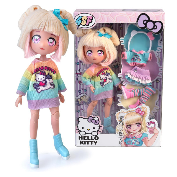 Ігровий набір 4SF Manga Dolls серії Hello Kitty – Стильна Цукерочка-єдиноріг