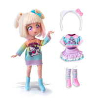 Ігровий набір 4SF Manga Dolls серії Hello Kitty – Стильна Цукерочка-єдиноріг