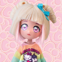 Ігровий набір 4SF Manga Dolls серії Hello Kitty – Стильна Цукерочка-єдиноріг