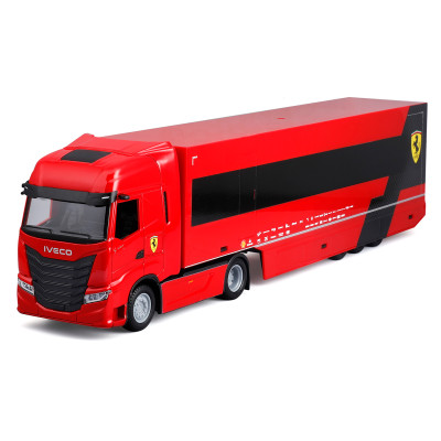 Ігровий набір - Вантажівка-тягач Iveco S-Way та болід SF-24 (1:43) Ігровий набір - Вантажівка-тягач Iveco S-Way та болід SF-24 (1:43)