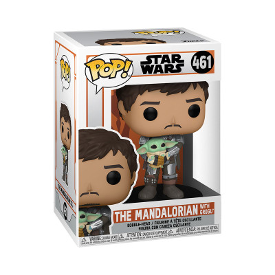 Ігрова фігурка Funko POP! - Мандалорець з Ґроґу Ігрова фігурка Funko POP! - Мандалорець з Ґроґу