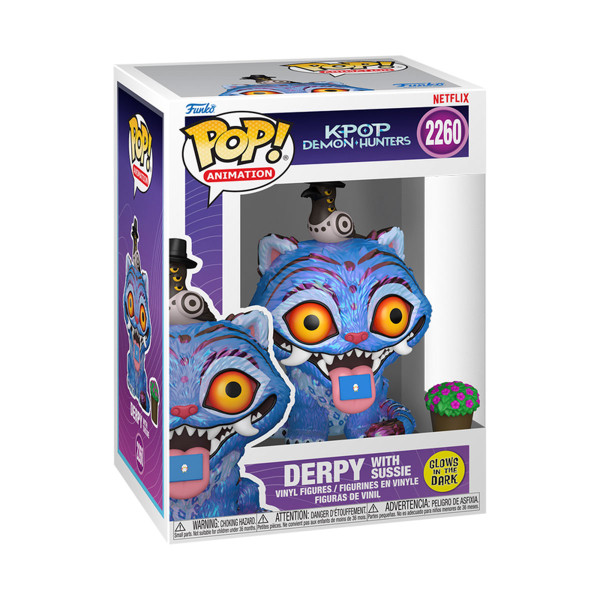 Ігрова фігурка Funko POP серії Кейпоп-мисливиці на демонів - Тигр із Сорокою та квітка (GW)