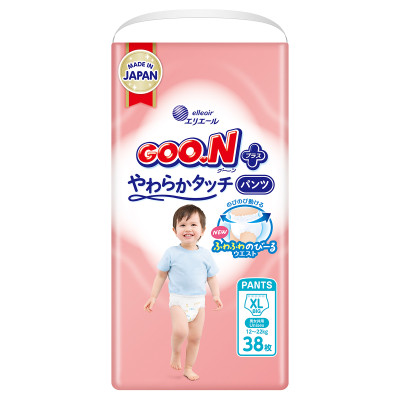 Трусики-підгузки Goo.N Plus для дітей (розмір 5(XL), 12-20 кг, 38 шт.) Трусики-підгузки Goo.N Plus для дітей (розмір 5(XL), 12-20 кг, 38 шт.)