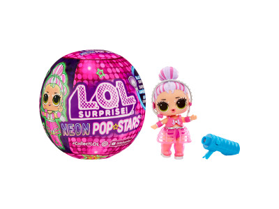 Ігровий набір з лялькою L.O.L. Surprise! серії Neon Pop - Зірочки Ігровий набір з лялькою L.O.L. Surprise! серії Neon Pop - Зірочки