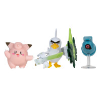 Набір ігрових фігурок Pokemon W18 - Клефейрі, Белдум, Сірфетч'д Набір ігрових фігурок Pokemon W18 - Клефейрі, Белдум, Сірфетч'д