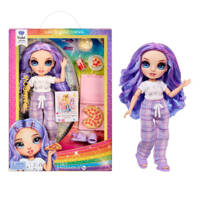 Лялька Rainbow High серії Junior High PJ Party - Віолетта Лялька Rainbow High серії Junior High PJ Party - Віолетта