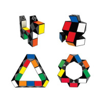 Головоломка Rubik's - Змійка (Різнокольорова) Головоломка Rubik's - Змійка (Різнокольорова)