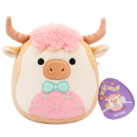 М'яка іграшка Squishmallows - Корівка Самсон (19 cm) М'яка іграшка Squishmallows - Корівка Самсон (19 cm)
