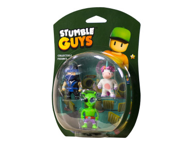 Набір колекц. фігурок Stumble Guys - Ніндзя Кай, Спрінклс, Прибулець
