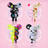 Конструктор JAKI Кіберпанк ведмедики - Магнітний вайб (рожевий)