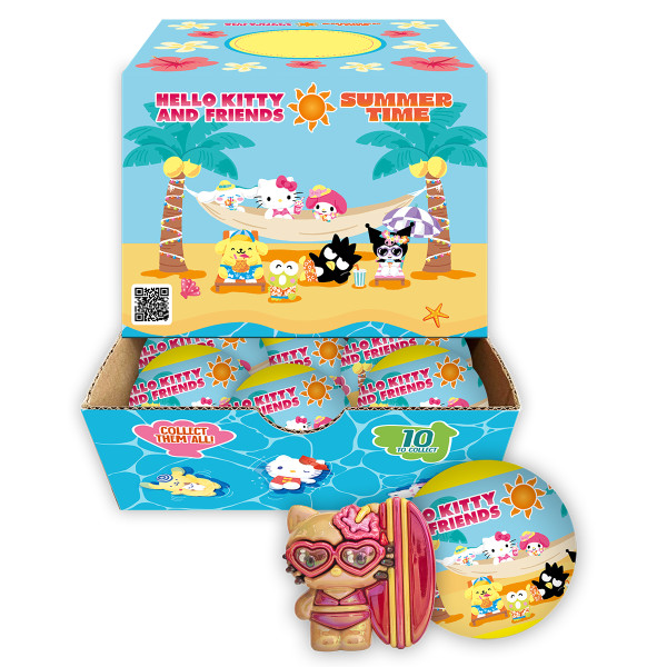 Дисплей фігурок-сюрпризів Cool Things серії Hello Kitty - Пляжні пригоди (18 шт.)