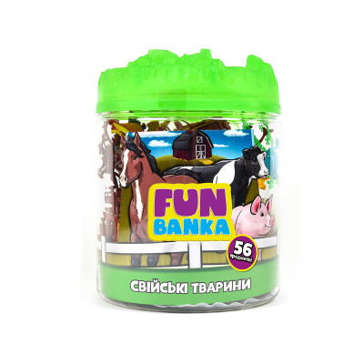 Ігровий набір Fun Banka – Свійські тварини Ігровий набір Fun Banka – Свійські тварини