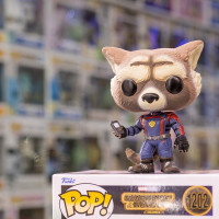 Ігрова фігурка Funko Pop! серії GOTG3 - Єнот Ракета Ігрова фігурка Funko Pop! серії GOTG3 - Єнот Ракета