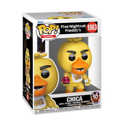 Ігрова фігурка Funko POP! серії 5 ночей у Фредді - Чіка з Містером Кексом Ігрова фігурка Funko POP! серії 5 ночей у Фредді - Чіка з Містером Кексом