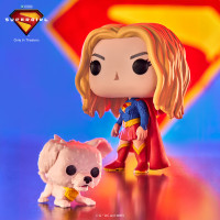Набір ігрових фігурок Funko POP! серії Суперґьорл - Суперґьорл і Крипто Суперпес Набір ігрових фігурок Funko POP! серії Суперґьорл - Суперґьорл і Крипто Суперпес
