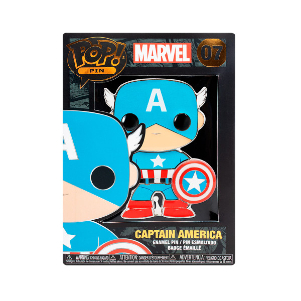 Пін Funko Pop серії «Marvel» – Капітан Америка Пін Funko Pop серії «Marvel» – Капітан Америка