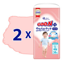 Трусики-підгузки Goo.N Plus для дітей (розмір 5(XL), 12-20 кг, 76 шт.) Трусики-підгузки Goo.N Plus для дітей (розмір 5(XL), 12-20 кг, 76 шт.)