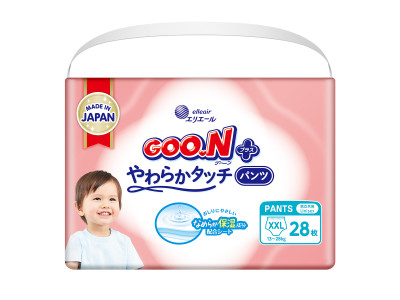 Трусики-підгузки Goo.N Plus для дітей (розмір 6(XXL), 13-25 кг, 28 шт.)