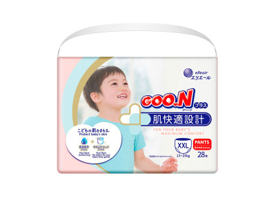 Трусики-підгузки Goo.N Plus для дітей (розмір 6(XXL), 13-25 кг, 28 шт) Трусики-підгузки Goo.N Plus для дітей (розмір 6(XXL), 13-25 кг, 28 шт)