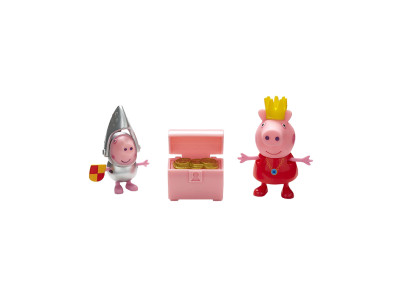 Набір Фігурок Peppa - Принцеса Пеппа І Сер Джордж Сільвер Набір Фігурок Peppa - Принцеса Пеппа І Сер Джордж Сільвер