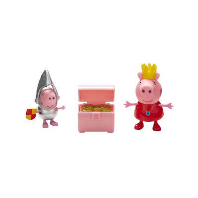 Набір Фігурок Peppa - Принцеса Пеппа І Сер Джордж Сільвер Набір Фігурок Peppa - Принцеса Пеппа І Сер Джордж Сільвер