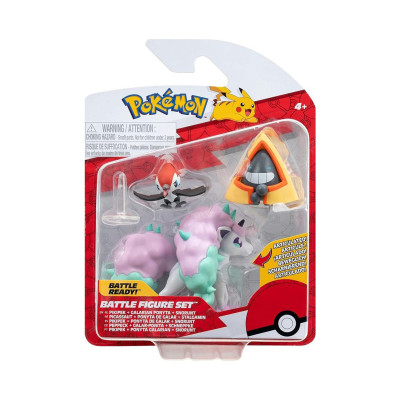 Набір ігрових фігурок Pokemon W17 - Снорант, Пікіпек, Поніта Набір ігрових фігурок Pokemon W17 - Снорант, Пікіпек, Поніта