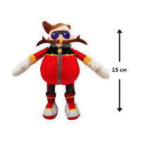 М'яка іграшка на кліпсі Sonic Prime – Доктор Еґман М'яка іграшка на кліпсі Sonic Prime – Доктор Еґман