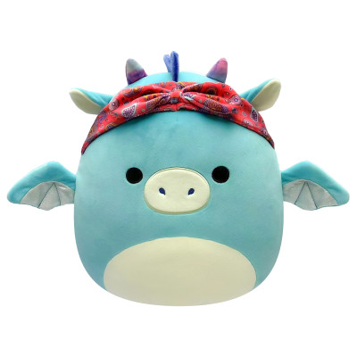 М'яка іграшка Squishmallows – Дракон у бандані (19 cm) М'яка іграшка Squishmallows – Дракон у бандані (19 cm)