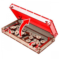 Конструктор Mr.Playwood Шашки механічні дерев'яні 10902 Конструктор Mr.Playwood Шашки механічні дерев'яні 10902