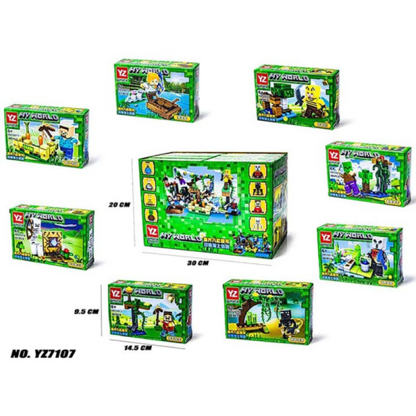 Конструктор MyWorld MINECRAFT YZ7107 Конструктор MyWorld MINECRAFT YZ7107