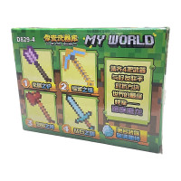 Конструктор блоковий My World пластиковий D829_series4
