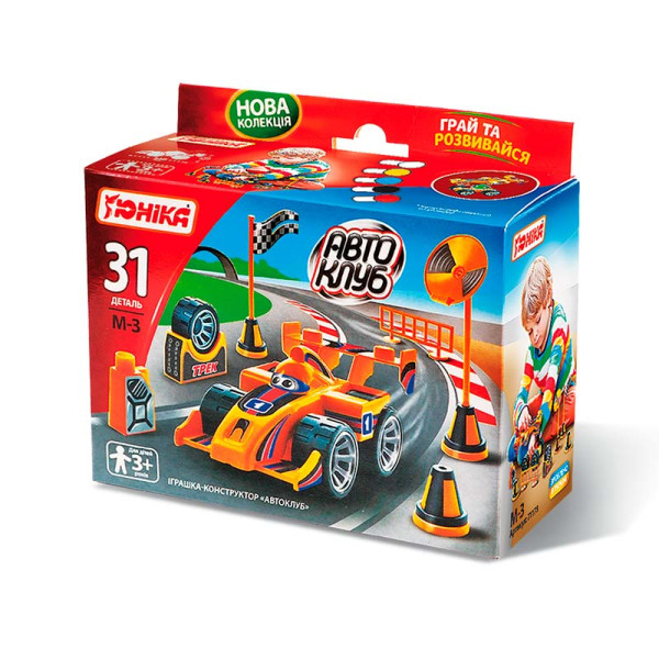 Конструктор "Автоклуб" Макларен М-4 Юника 71179 Конструктор "Автоклуб" Макларен М-4 Юника 71179