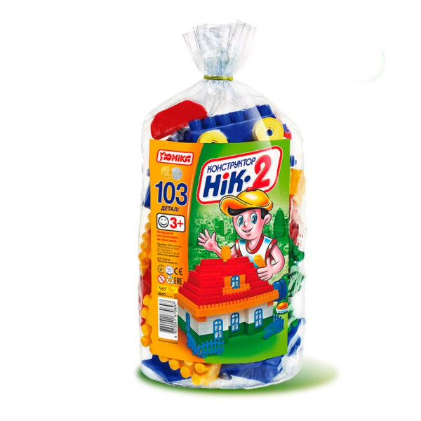 Конструктор НІК-2 (103 деталі) Юника 70897
