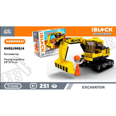 Конструктор Kids hits IBLOCK JUNIOR 251 деталей KH53/002/4