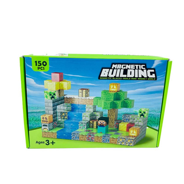 Магнітний конструктор "Magnetic Building" 150 кубиків K059 Магнітний конструктор "Magnetic Building" 150 кубиків K059