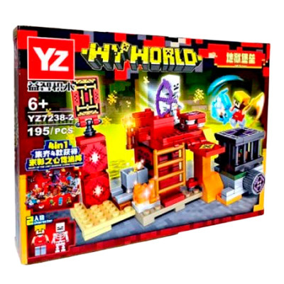 Конструктор My World блоковий пластиковий YZ7238_series2