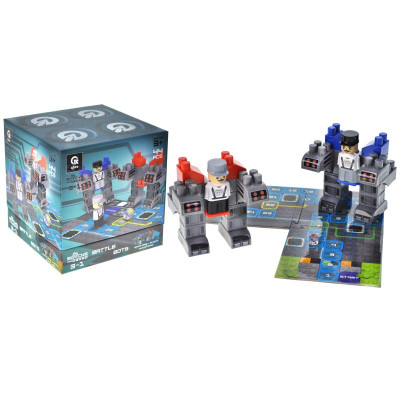 Конструктор qbee "Block&Steps: Бої Роботів" 44 деталей блочний QB300-102 Конструктор qbee "Block&Steps: Бої Роботів" 44 деталей блочний QB300-102