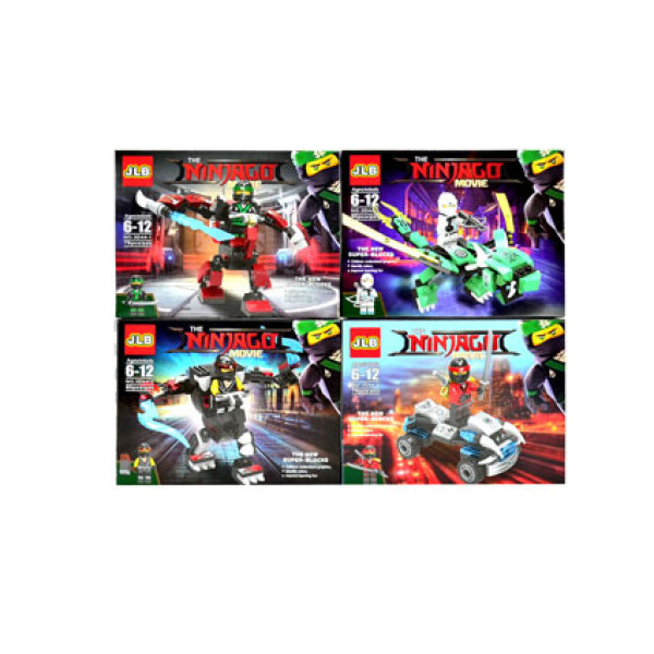 Конструктор JLB NINJAGO MOVIE 3D44-1/4 (240шт/2) 4 види в кор. 18.5*4.2*14 3D44-1/4 Конструктор JLB NINJAGO MOVIE 3D44-1/4 (240шт/2) 4 види в кор. 18.5*4.2*14 3D44-1/4