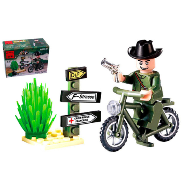 Конструктор Brick Мотоцикл 20 деталей 6+ років 827 Конструктор Brick Мотоцикл 20 деталей 6+ років 827