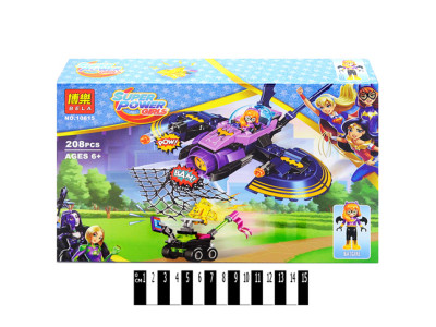 Конструктор Super Hero Girls BatGirl: Погоня на реактивному літаку 208 дета 10615