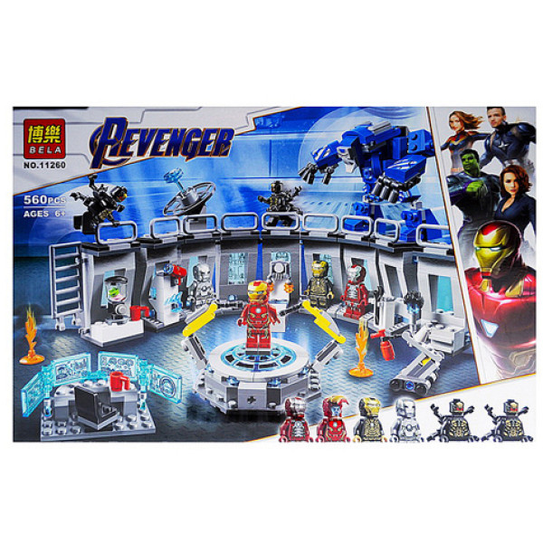 Конструктор Marvel Heroes "Лабораторія Залізної людини" 560 елементів 11260 Конструктор Marvel Heroes "Лабораторія Залізної людини" 560 елементів 11260