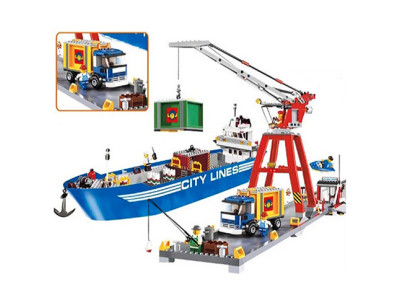 Конструктор Lepin Морський порт 695 деталей GC041415