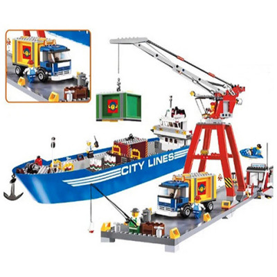 Конструктор Lepin Морський порт 695 деталей GC041415