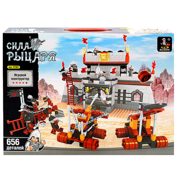 Конструктор "Лицарський замок" 656 елементів 27901 Конструктор "Лицарський замок" 656 елементів 27901