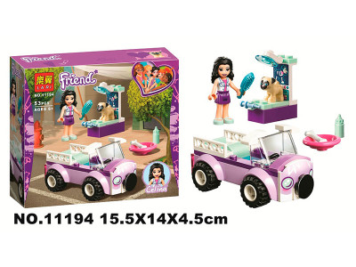 Конструктор FRIENDS "Пересувна ветклініка Емми" 53 елементи 11194 Конструктор FRIENDS "Пересувна ветклініка Емми" 53 елементи 11194