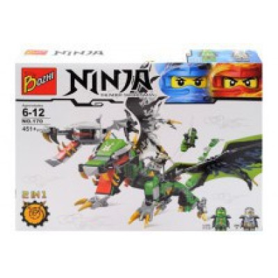Конструктор "NINJA" (коробка) 451 дет. 170 р.38*7*28см 170